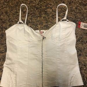 Guess Denim Corset/bustier top